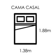 COLCHAO 1,38X1,88X0,25 POCKET CLASS PLUS DOUBLE FACE