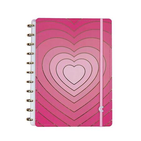 Caderno Inteligente Grande Golden Love - We Love