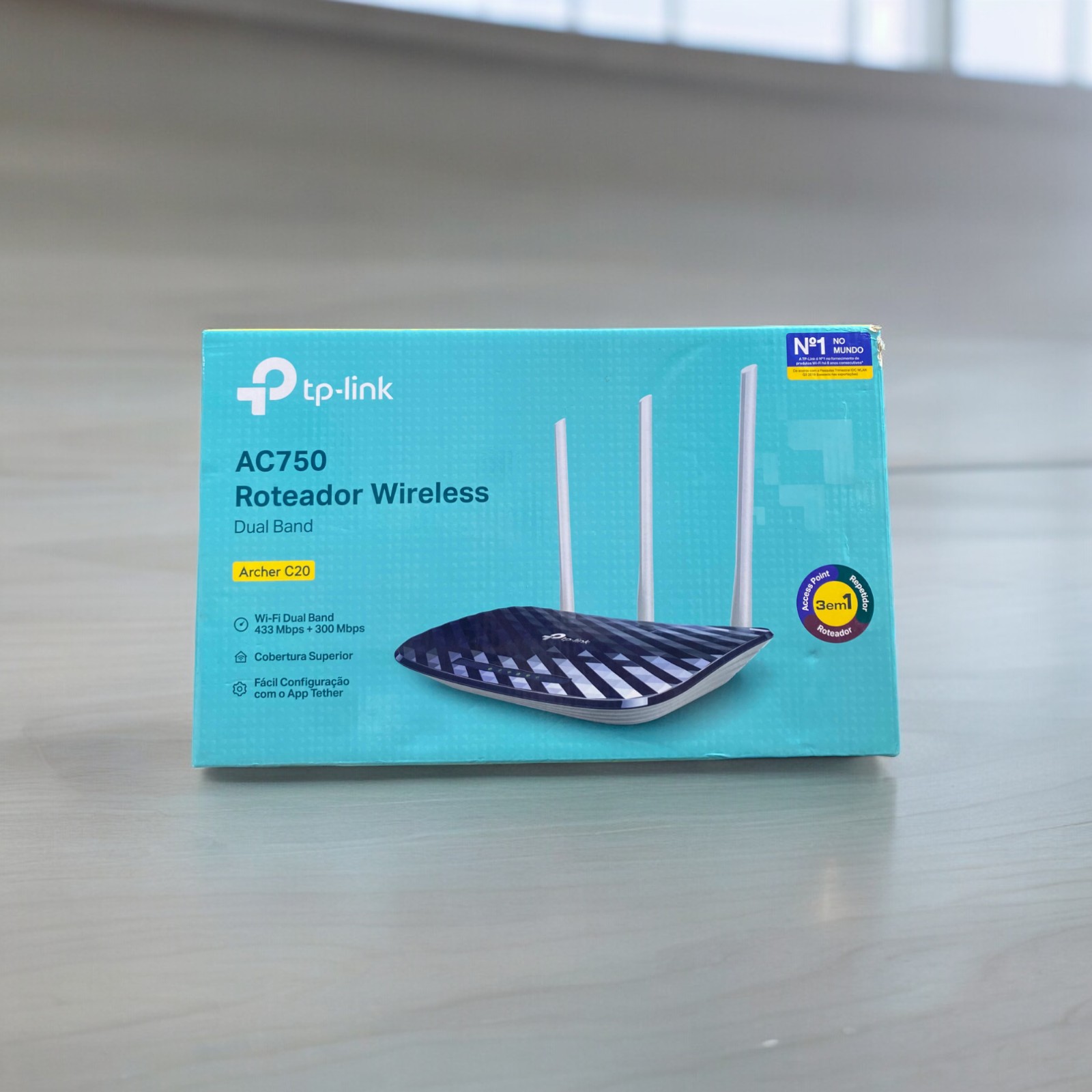 ROTEADOR WIRELESS ARCHER C20 AC750 TP-LINK 1