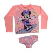 CONJUNTO MODA PRAIA NEON MINNIE