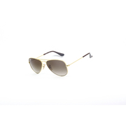 OCULOS DE SOL INFANTIL RAY BAN AVIADOR MARROM E DOURADO - RJ 9506S 223/13 52X14 125 3N