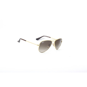 OCULOS DE SOL INFANTIL RAY BAN AVIADOR MARROM E DOURADO - RJ 9506S 223/13 52X14 125 3N