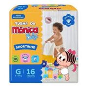 FRALDA TURMA DA MONICA TAMANHO G 9A 13 KG - 16 FRALDAS