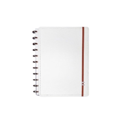 Caderno Inteligente  All White Grande - WEloveCI