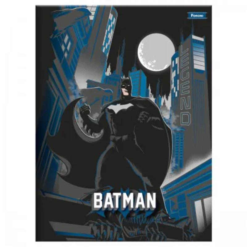 CADERNO BROCHURA 1/4 CAPA DURA BATMAN 80 FLS. - FORONI