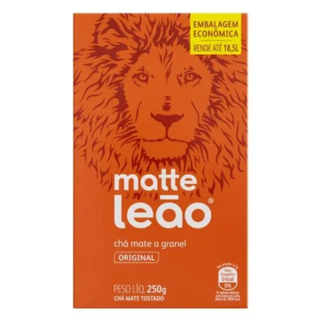 CHA MATTE LEAO NATURAL 250 GR