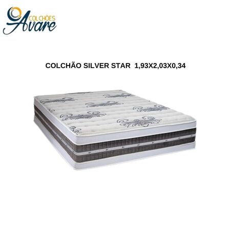 Colchão Castor Silver Star Double Face Air Pocket - 1,93x2,03x0,34