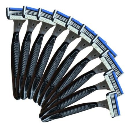 Caixa 10 Barbeadores Descartáveis Dorco Pace 3 Lâminas Men