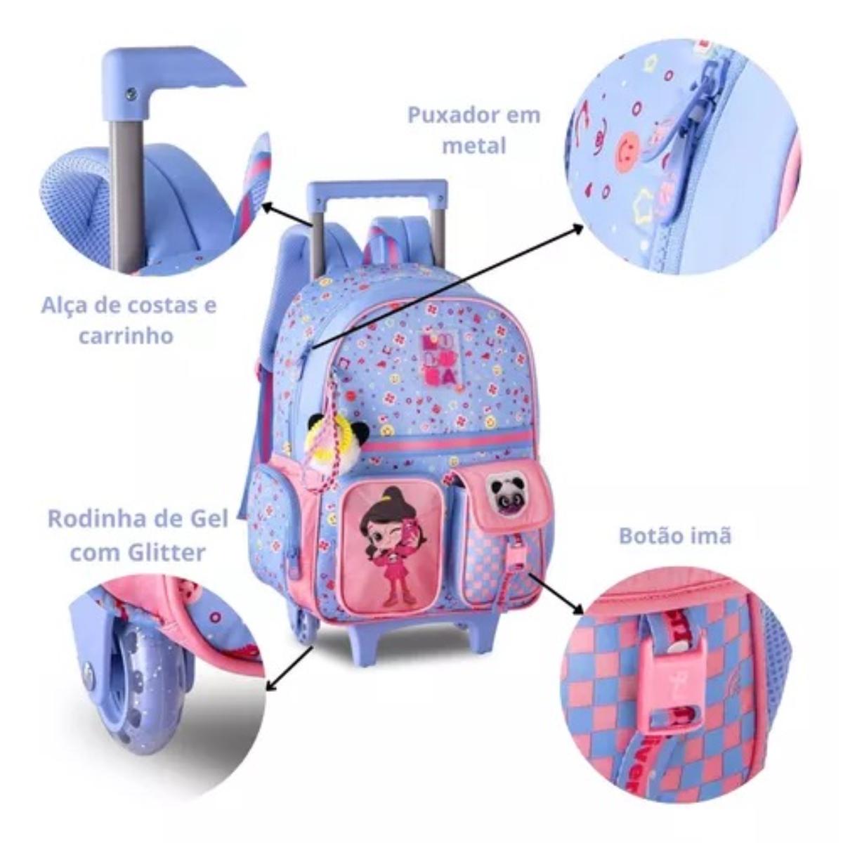 Mochila Infantil Carrinho e Costas Luluca - Clio