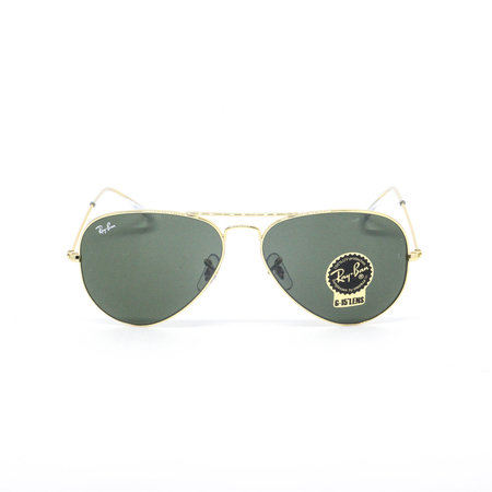 OCULOS DE SOL RAY-BAN DOURADO - RB 3025L AVIATOR LARGE METAL L0205 58X14 3N