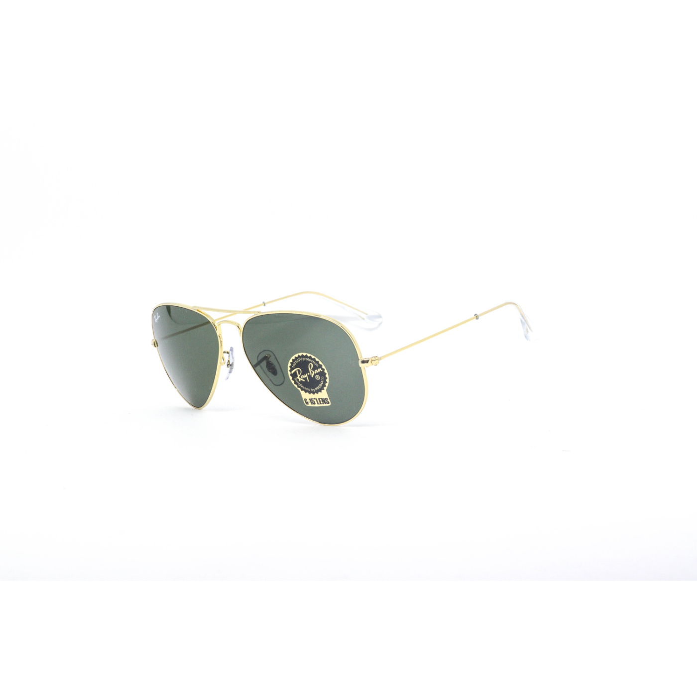 OCULOS DE SOL RAY-BAN DOURADO - RB 3025L AVIATOR LARGE METAL L0205 58X14 3N