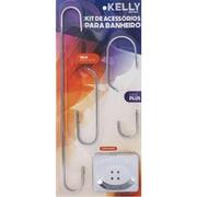 KIT BANHEIRO KELLY  PLUS 5 PCS 3704