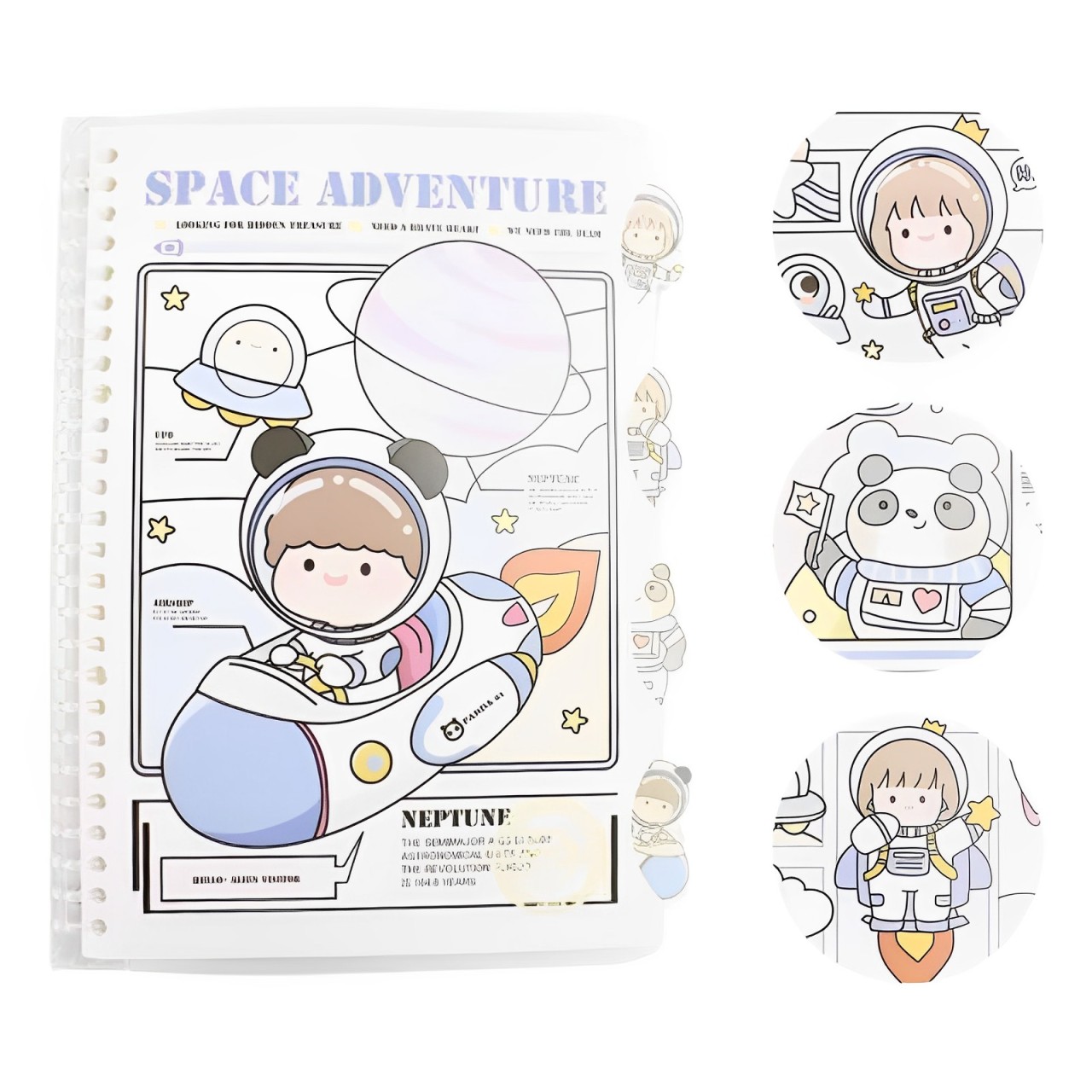 Caderno Fichário Space Adventure Uniso B5