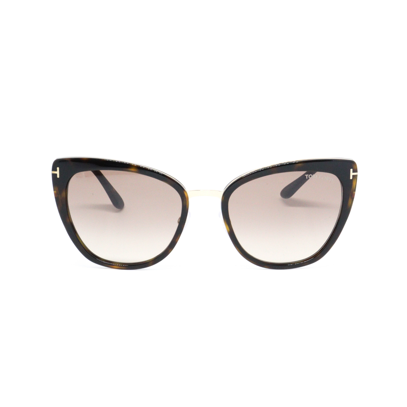 OCULOS DE SOL TOM FORD TARTARUGA E DOURADO - SIMONA TF717 52F 57X20 140*2