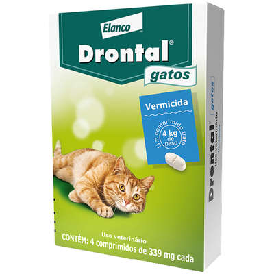 DRONTAL GATOS 4 COMPRIMIDOS