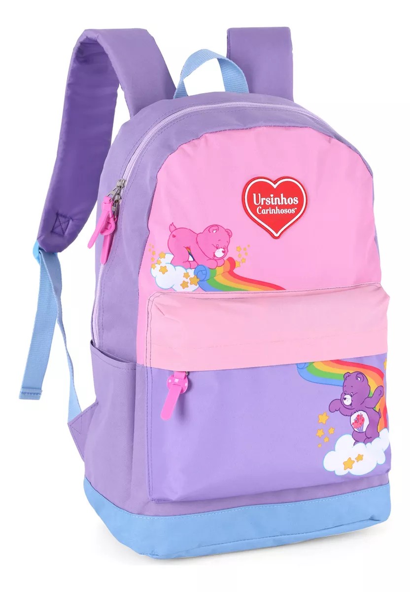 Mochila Costas Ursinhos Carinhosos 47581 Lilas Luxcel