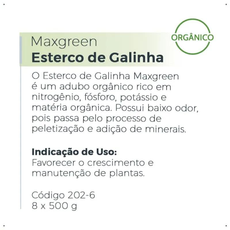 FORTH MAXGREEN ESTERCO GALINHA, SC 500G