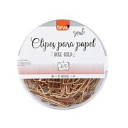 CLIPES PAPEL S2 ROSE GOLD C/6 UND BRW