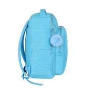 Mochila Costas Azul com Pompom Up4you Crinkle