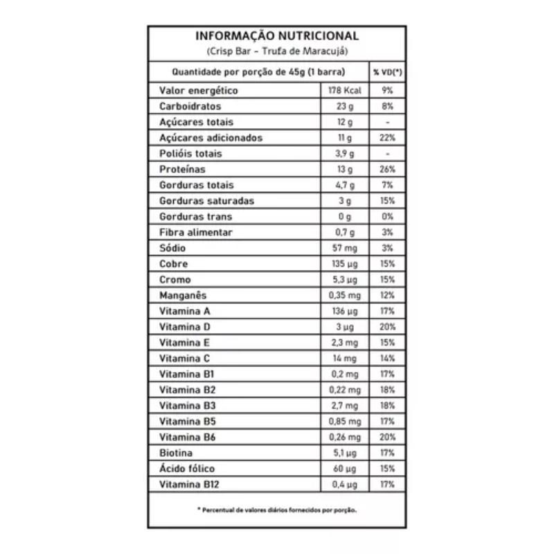 Protein Crisp Maracuja - 45g Integral Medica