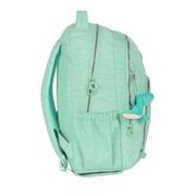 Mochila De Costas Up4you Crinkle Chaveiro Dino Turquesa