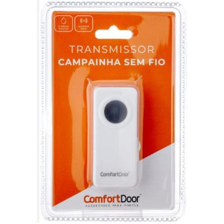 TRANSMISSOR P/ CAMPAINHA S FIO BRANCO COMFORTDOOR