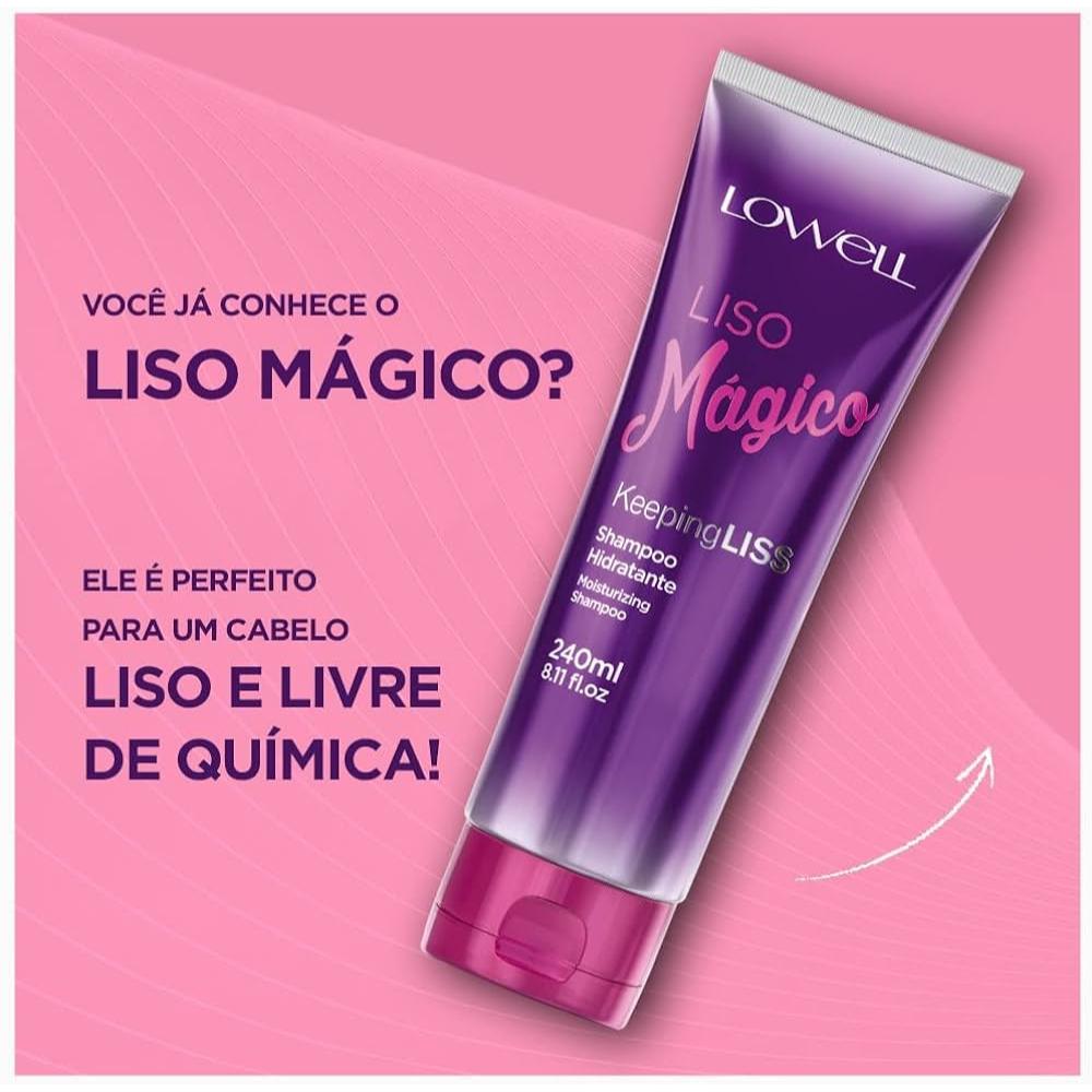 SHAMPOO LOWELL LISO MAGICO 240ML