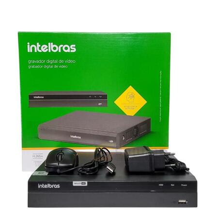 INTELBRAS DVR 4 CANAIS MHDX 1204 C/HD 1TB