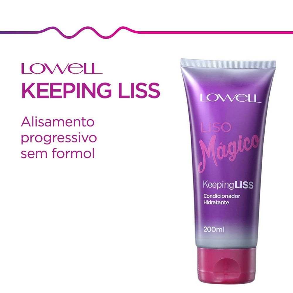 CONDICIONADOR LOWELL LISO MAGICO 200ML