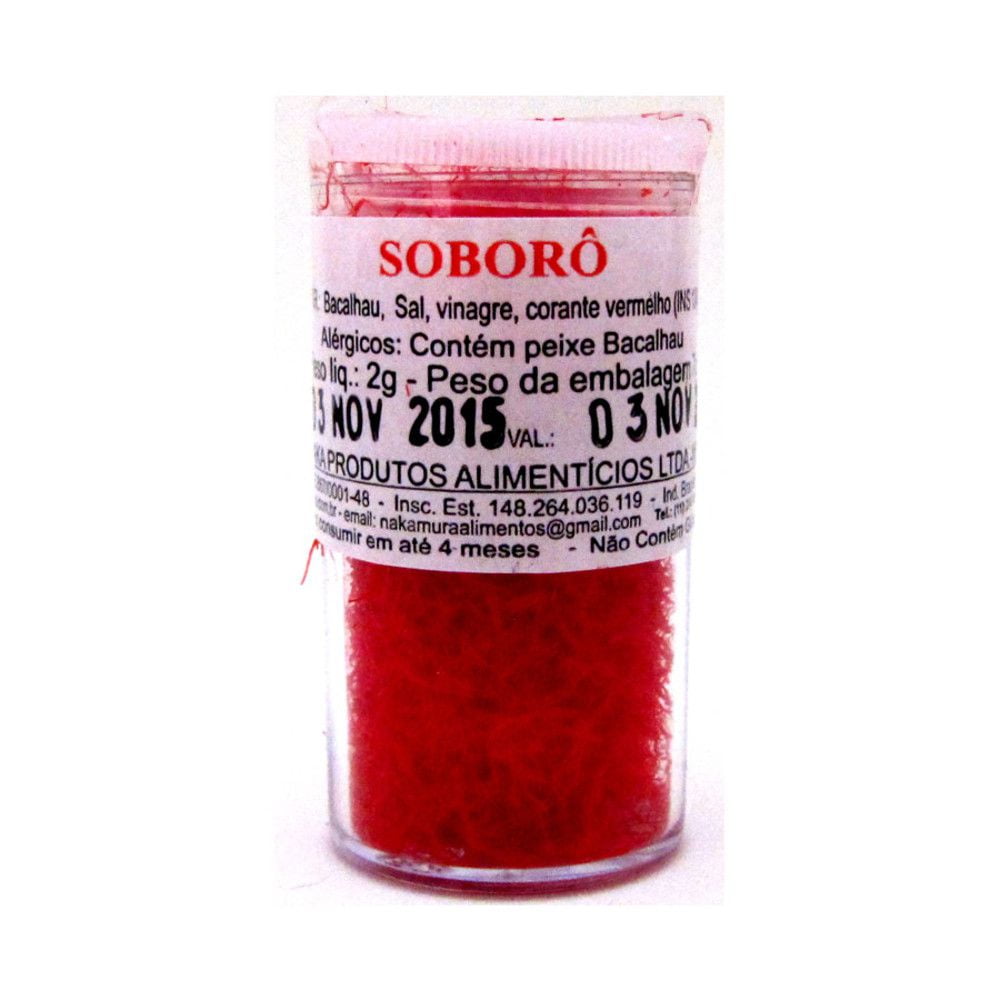 SOBORO VERMELHO 02 GR