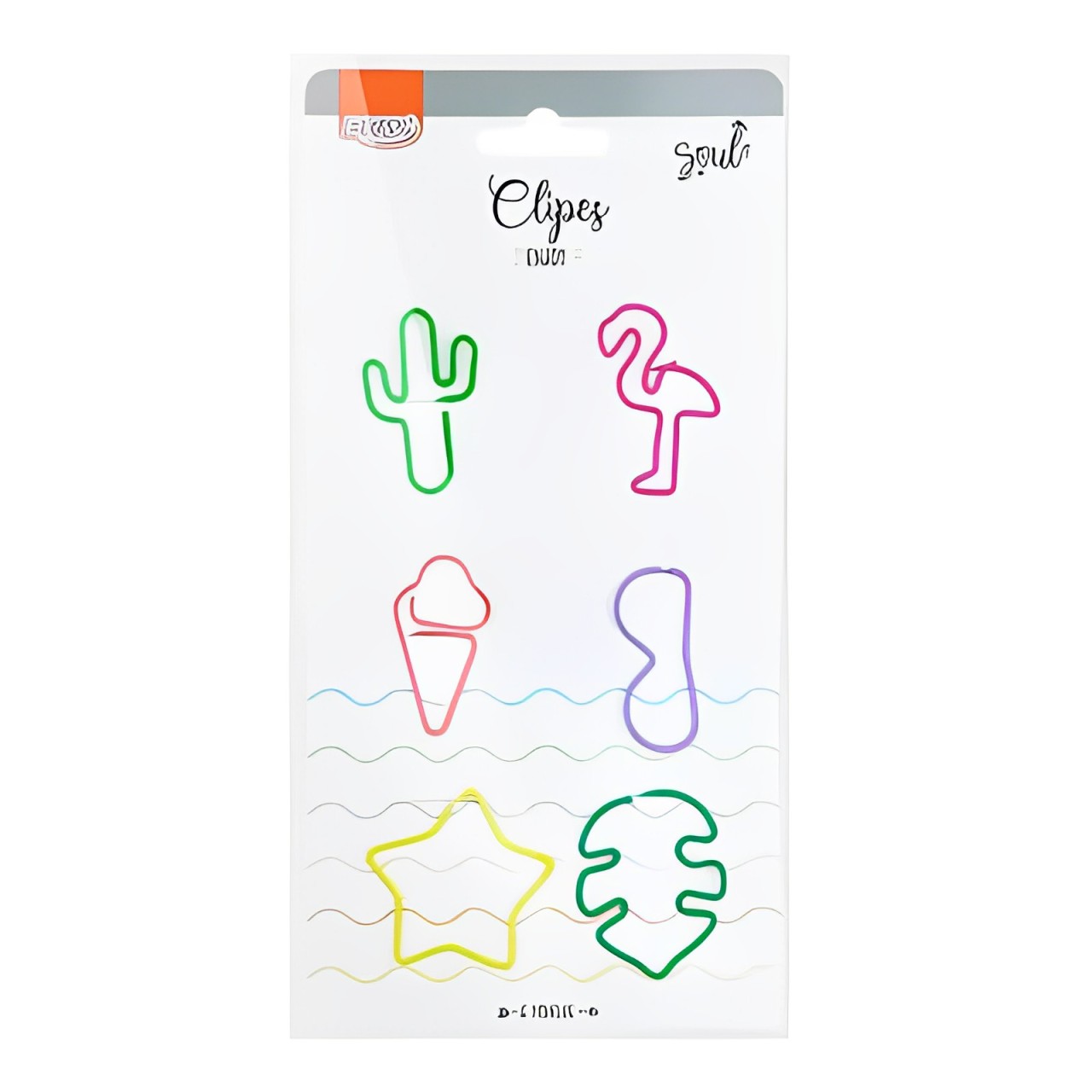 CLIPES PAPEL ENJOY PASTEL C/6 UND BRW