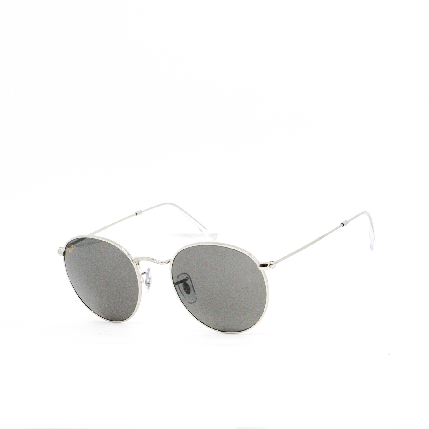 OCULOS DE SOL RAY-BAN PRATA - RB 3447L ROUND METAL 9198/B1 53X21 145 3N