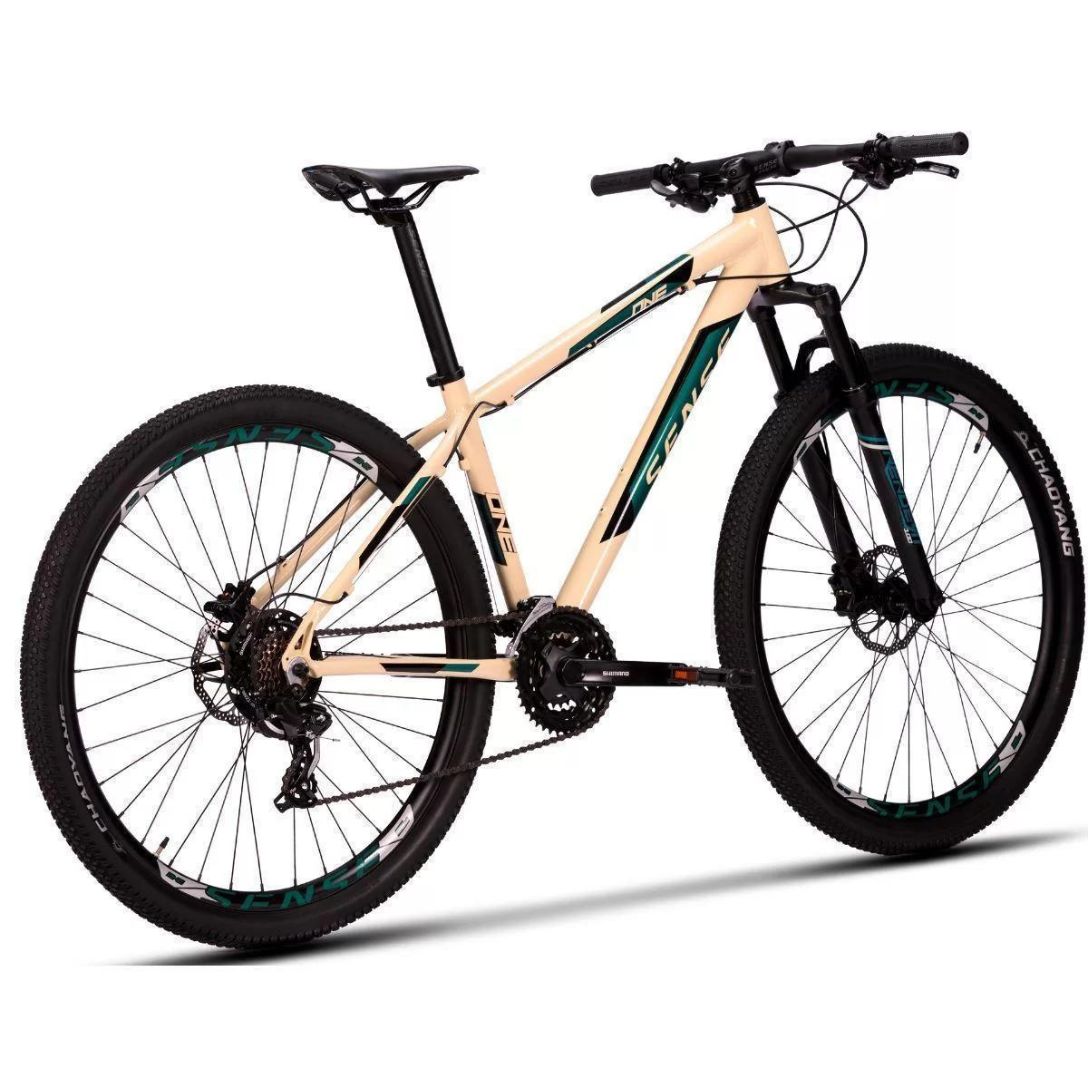 Bicicleta Sense One 24 CREME E VERDE