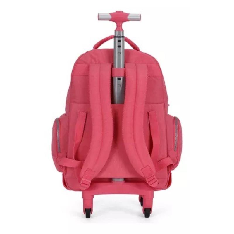 Mochila de Roda e Costas Pink - UP4YOU