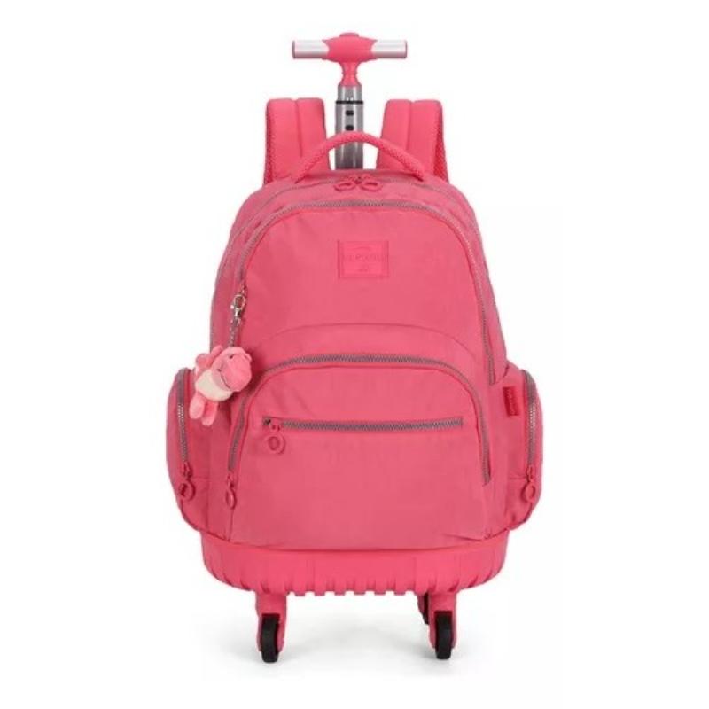 Mochila de Roda e Costas Pink - UP4YOU