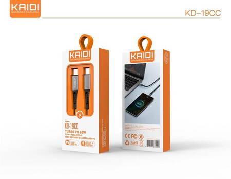 CABO CELULAR TPC TPC KAIDI KD-19CC CARGA E DADOS