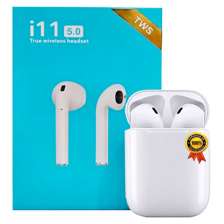 FONE DE OUVIDO SEM FIO I11 BLUETOOTH 5.0 A-655 TRUE HEADSET TWS