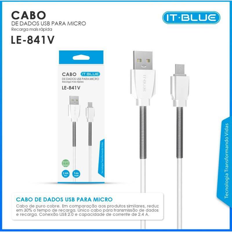 CABO USB MICRO V8 ANDROID 1 METRO REFORÇADO MOLA