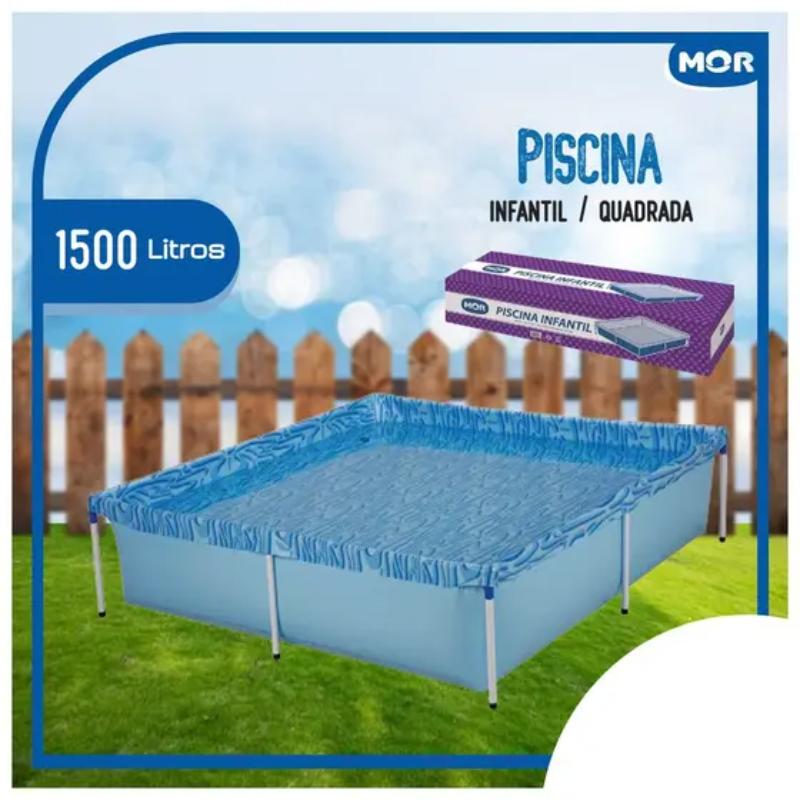 PISCINA MOR RETANGULAR 1500L