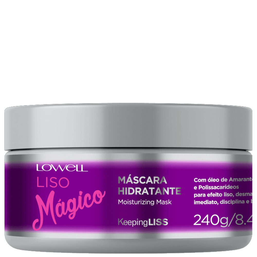 MASCARA HIDRATANTE LOWELL LISO MAGICO 240G