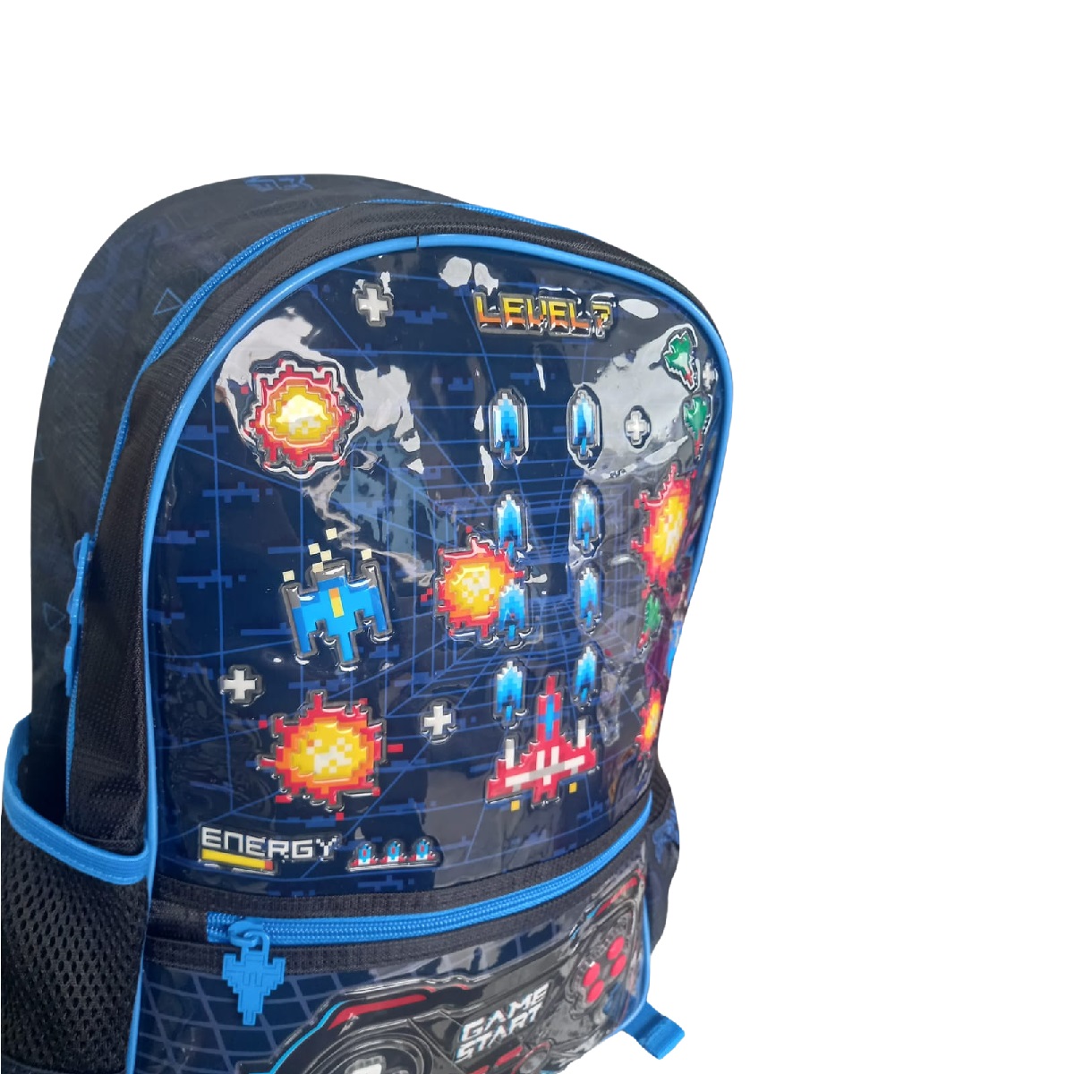 Mochila Escolar Game Start Video Game Com Luzes