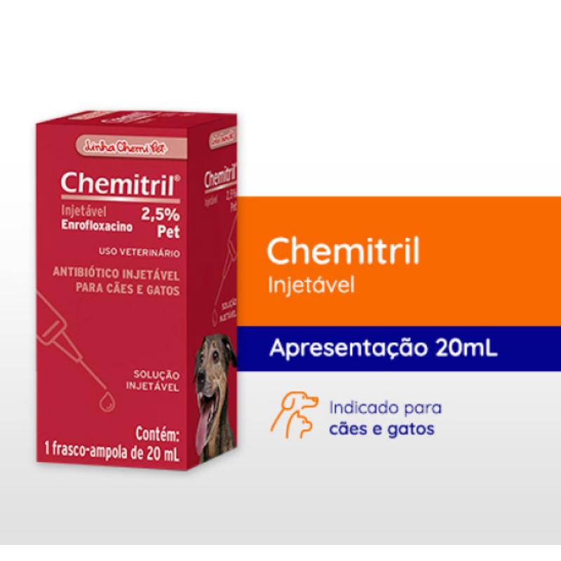 Chemitril® Injetável 2,5% 20 mL