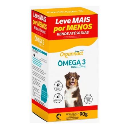 ORGANNACT OMEGA 3 DOG 1.000 MG FR 90 G C/ 90 CAPS