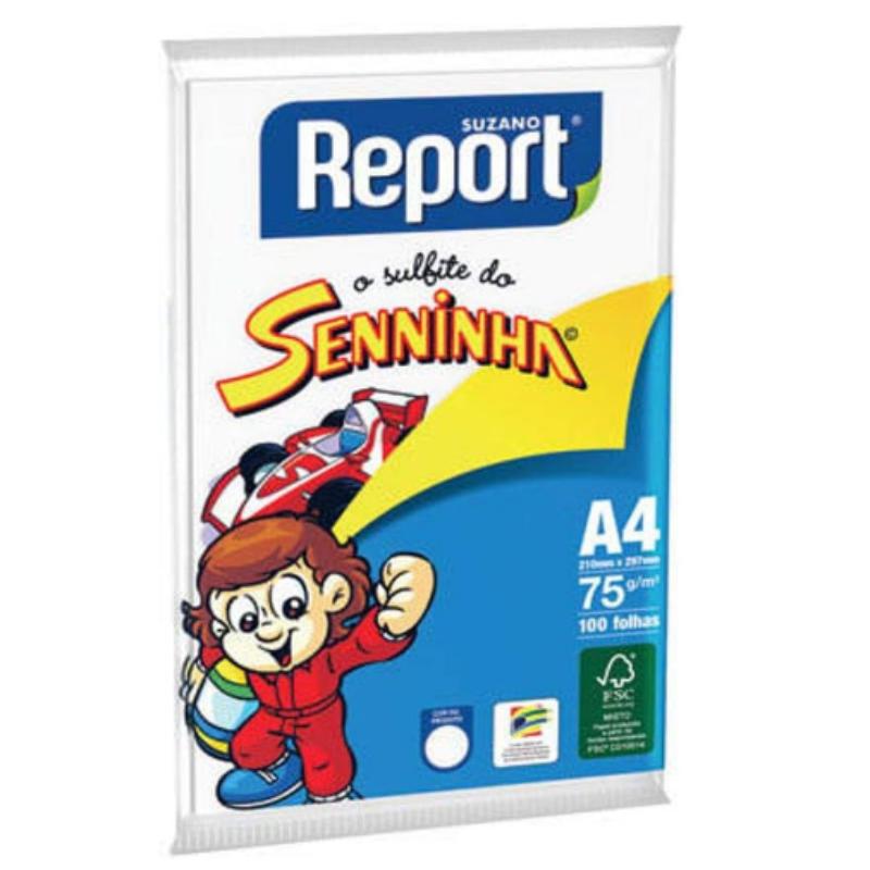 PAPEL A4 REPORT SENNINHA C/100FL