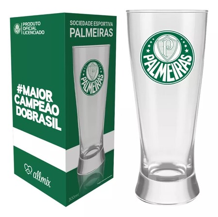 Copo Lager 300ml Palmeiras Allmix