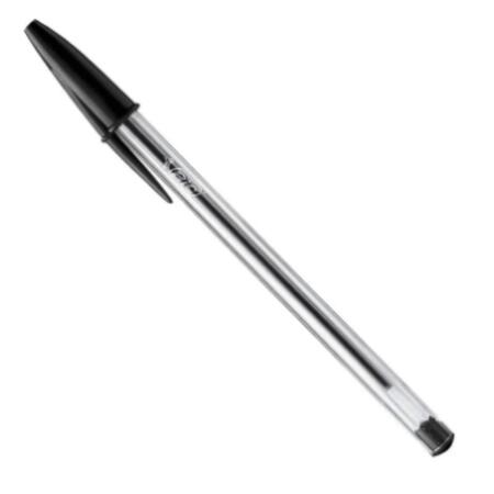 CANETA BIC CRISTAL PRETA