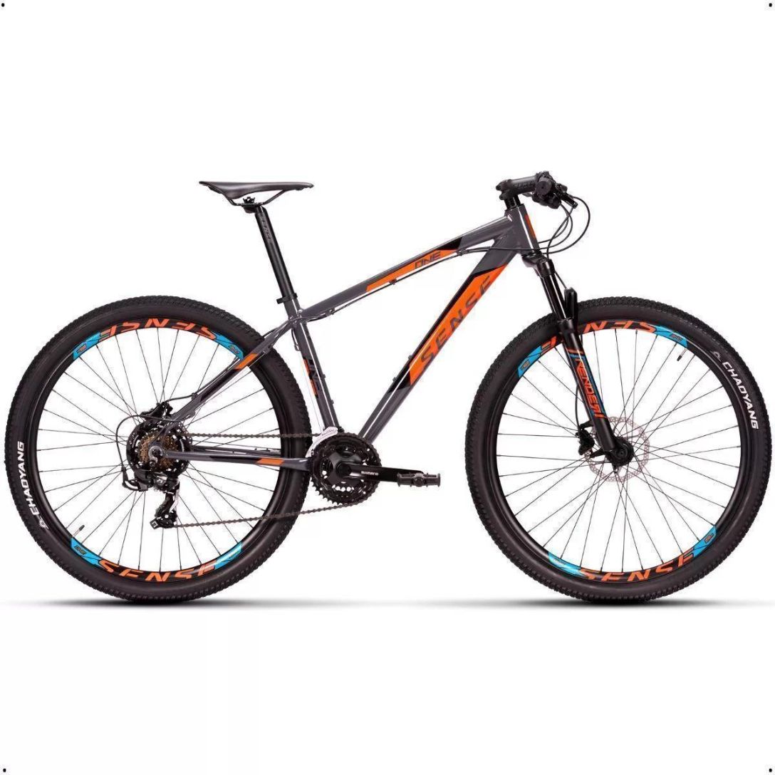 Bicicleta Sense One 24 PRETO E LARANJA