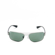 OCULOS DE SOL RAY-BAN PRATA E PRETA - RB 3518L 029/71 63X16 130 3N