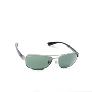 OCULOS DE SOL RAY-BAN PRATA E PRETA - RB 3518L 029/71 63X16 130 3N