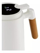 Garrafa Termica 1l Com Termometro Branca Lyor